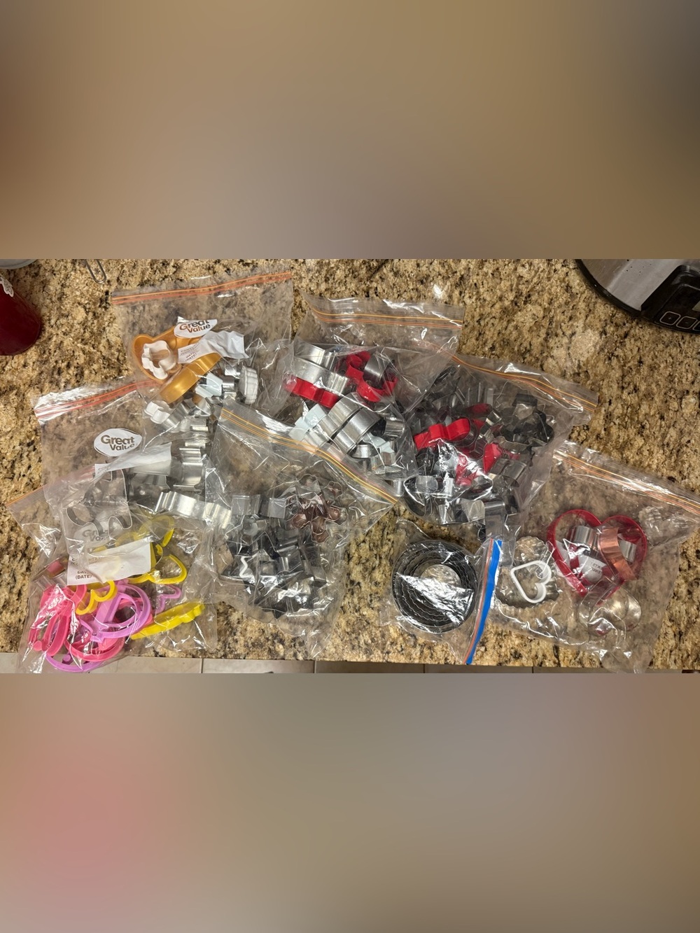 Metal and Plastic Cookie Cutter Set